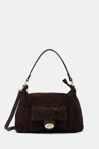 Замшевая сумка Answear.LAB, коричневый