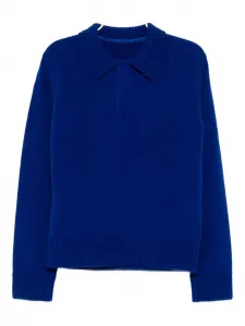 Шерстяной джемпер SACAI, синий