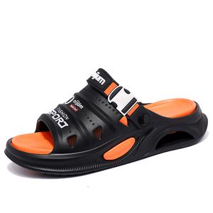 NANJIREN Пляжные сандалии унисекс черно-оранжевые, цвет Black Orange