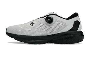 Низкие кроссовки с карбоновой пластиной для бега мужские серые DESCENTE, GY-Gray