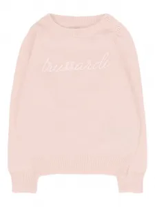 Вышитый свитер TRUSSARDI JUNIOR, розовый