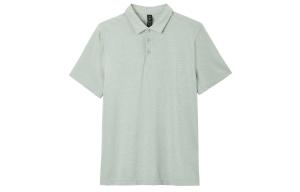 Футболка поло мужская Lululemon, смешанный цвет нефрит серый/меланж нефритово-серый