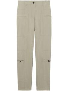 Proenza Schouler White Label брюки Drapey с карманами, серый