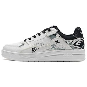 Кеды мужские, обувь для скейтбординга низкая белый/черный Xtep