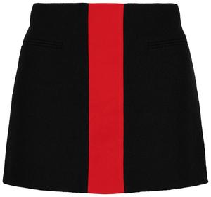 Мини-юбка Ferragamo с контрастными вставками, черная