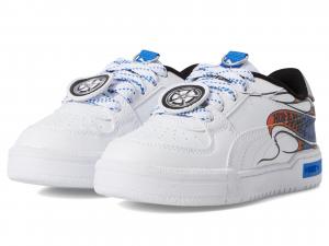 Кроссовки PUMA Kids Ca Pro Hot Wheels, цвет Puma White/Puma Team Royal