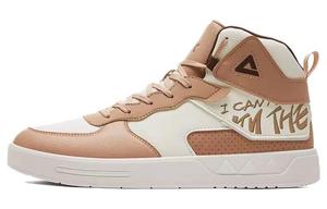 Кроссовки PEAK Skateboarding Shoes Men High-top Sandy Yellow, желтый