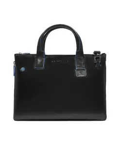 Настраиваемая сумка для ноутбука с отделением для iPad, ударопрочная, с мягкой подкладкой и защитой от RFID-сканирования. Piquadro, черный