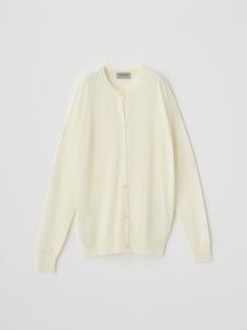 Вязаный кардиган с круглым вырезом и длинными рукавами | PIPPA | 30G Современный крой