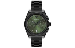 EMPORIO ARMANI Часы Wrist Watch Quartz Movement 43mm Green Dial Men's Watch, Jasper Watch Dial