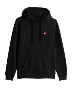 Толстовка с маленьким флагом Tommy Jeans, черный