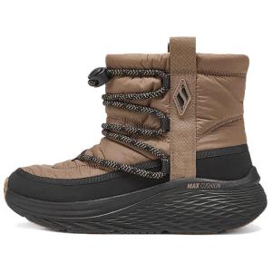 Женские зимние ботинки Skechers ON-THE-GO Crew текстильные на толстой подошве, коричневые