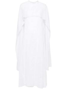 Jil Sander платье с объемным эффектом, белый