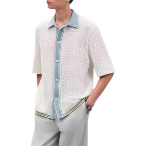 HERMES Мужская белая рубашка