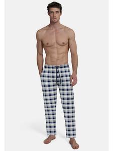 Bugatti Генуэзские длинные брюки в сине-темную клетку