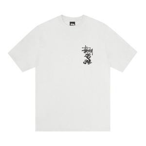 Футболка Stussy Double Dragon Tee Pigment Dyed, Natural