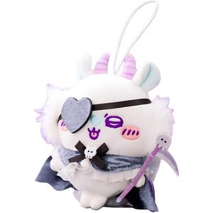 Плюшевый брелок летающая мышь Momonga Momo Coffee, высота 12 см Chiikawa