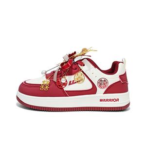 WARRIOR Нескользящие, дышащие, легкие, низкие повседневные туфли унисекс, красные