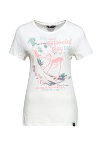 Футболка с винтажным мотивом для специальной игровой даты Queen Kerosin, белый