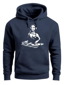 Толстовка Neverless Mona Lisa DJ, темно-синий