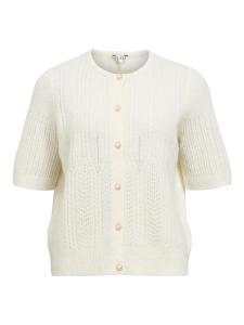 Вязаный кардиган OBJECT Detailed, Natural White