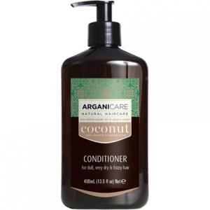 Кокосовый кондиционер для тусклых, очень сухих и вьющихся волос 400мл, Arganicare