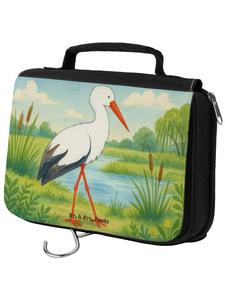 Mr. & Mrs. Panda Косметичка Storch без слогана, белого цвета