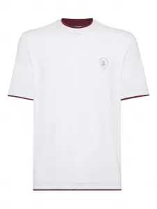 Футболка с логотипом Brunello Cucinelli, белый
