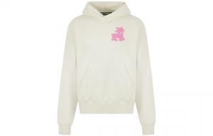 Толстовка с принтом Leon Logo PALM ANGELS, экрю