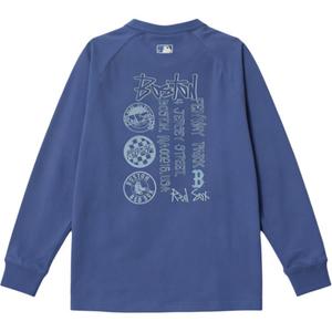 MLB Футболка Unisex Blue Crew Neck Moderate Straight Fit