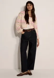 Кардиган с ажурным цветочным узором Apricot, Stone