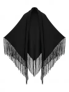 Куртка с бахромой Malo, черный