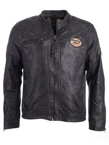 Кожаная куртка Varberg темно-коричневого цвета Mustang