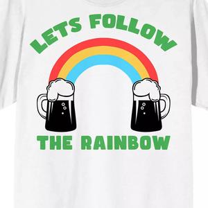 Мужская футболка St. Pats Let's Follow the Rainbow Licensed Character