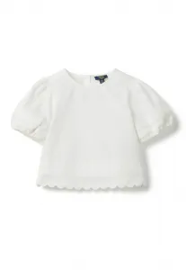 Блузка прямого кроя с декоративными элементами Ovs, Optical White