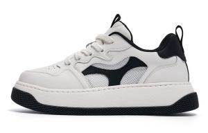 Кроссовки C°BANNER Skateboarding Shoes Men Low-top White/Black, белый/черный