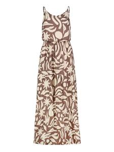 Длинное платье Sublevel, бежевый/коричневый