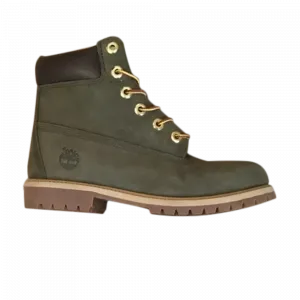 Ботинки Timberland Premium 6 Inch Junior на шнурках, зеленый