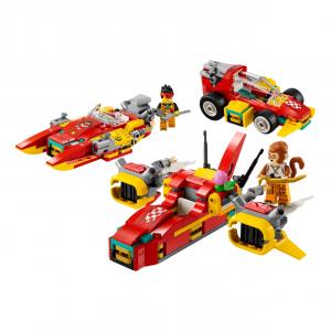 Конструктор Little Monkey King Collection Monkie Kid "Трансформирующаяся мастерская", 390 деталей, 2 фигурки, 80050 LEGO