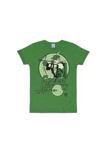 Футболка приталенного кроя Green Arrow LOGOSHIRT, зеленый
