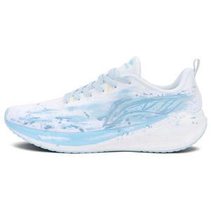 Мужские низкие беговые кроссовки Li Ning Wuyue с амортизацией, противоскользящим и износостойким материалом, дышащие, синего цвета