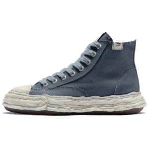 Холщовые кеды мужские высокие черный Mihara Yasuhiro