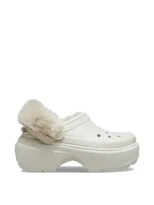 Сабо с подкладкой Stomp Crocs, цвет Stucco