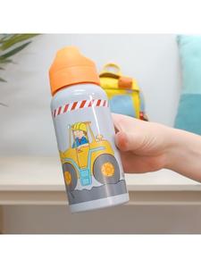 Sigikid Бутылка для воды из нержавеющей стали, 400 мл, серого цвета