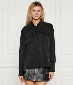 Рубашка regular fit One Teaspoon, черный