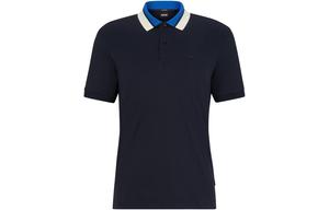 Футболка поло мужская темно-синяя HUGO BOSS