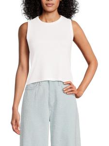 Майка Essie Ribbed из хлопковой смеси rag & bone, белый