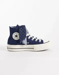 Темно-синие кроссовки на платформе Converse Chuck Taylor All Star Lift Hi Club House