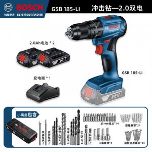 Дрель ручная Bosch GSB 185-Li + двойной аккумулятор 2.0Ah