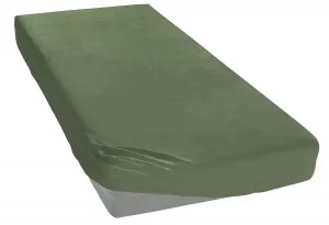 Простыня Bellana на подгонке "размера дыни. 70x140, 90x200, 140x200 или 180x200 см", хлопок, матрасы высотой до 25 см, простыни натяжные потолки и для детей 120-130х200 см, 1 шт., цвет schilf